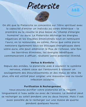 Descriptive Cards -Precious Stones & Crystals -Pietersite