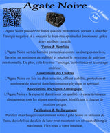 Descriptive Cards - Precious Stones & Crystals - Black Agate