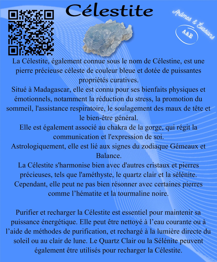 Descriptive Cards -Precious Stones & Crystals -Celestine