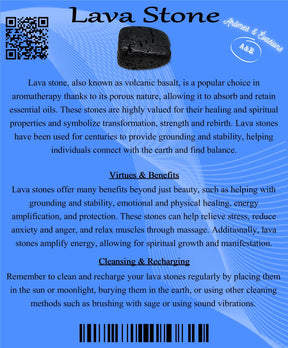 Descriptive Cards - Precious Stones & Crystals - Lava