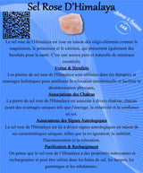 Descriptive Cards - Precious Stones & Crystals - Pink Himalayan Salt
