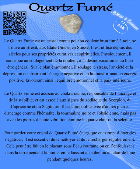 Descriptive Cards -Precious Stones & Crystals -Smoky Quartz