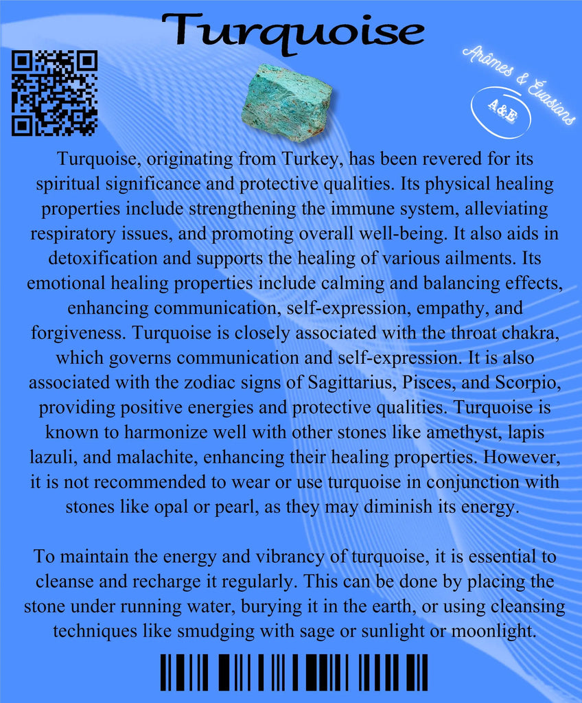 Descriptive Cards -Precious Stones & Crystals -Turquoise