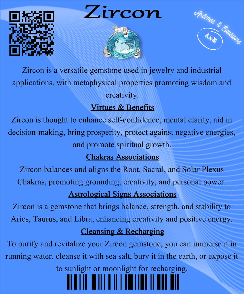 Descriptive Cards -Precious Stones & Crystals -Zircon