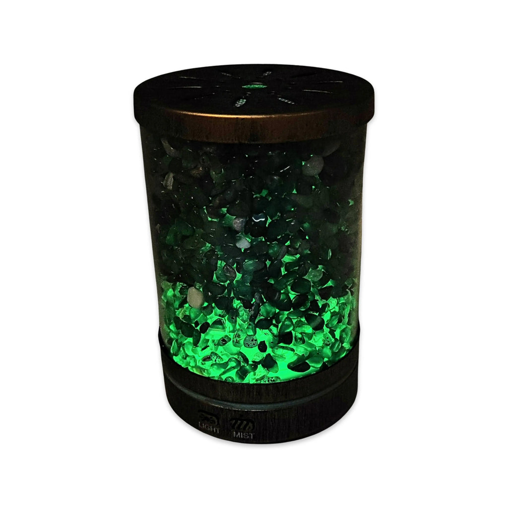 Diffuser -Ultrasonic -Crystal -Green Agate -Diffuser -Aromes Evasions 