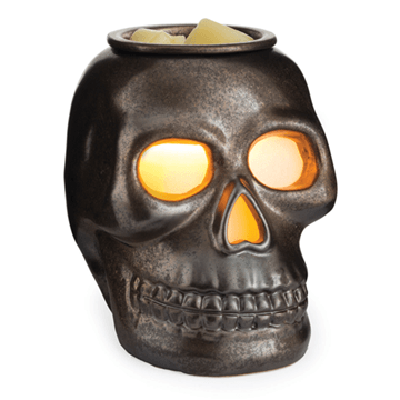 Diffuser -Oil & Wax Tart Warmer -Ceramic -Skull