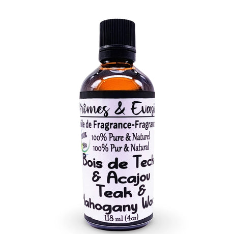 Fragrance Oil -Teak & Mahogany Wood 118 ml