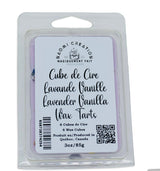 Scented Wax Melts Tarts Cubes - Lavender Vanilla