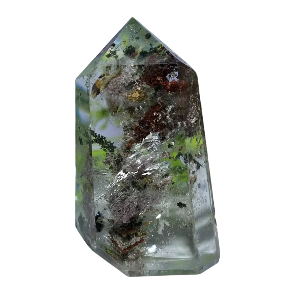 Descriptive Cards - Precious Stones & Crystals - Green Phantom Quartz