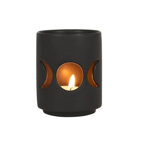 Candle Holder - Tealight & Votive - Triple Moon Cut Out
