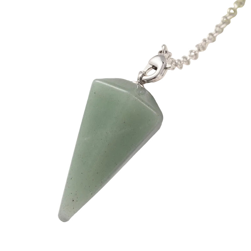 Pendulum Faceted - Green Aventurine