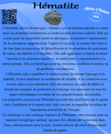 Descriptive Cards - Precious Stones & Crystals - Hematite