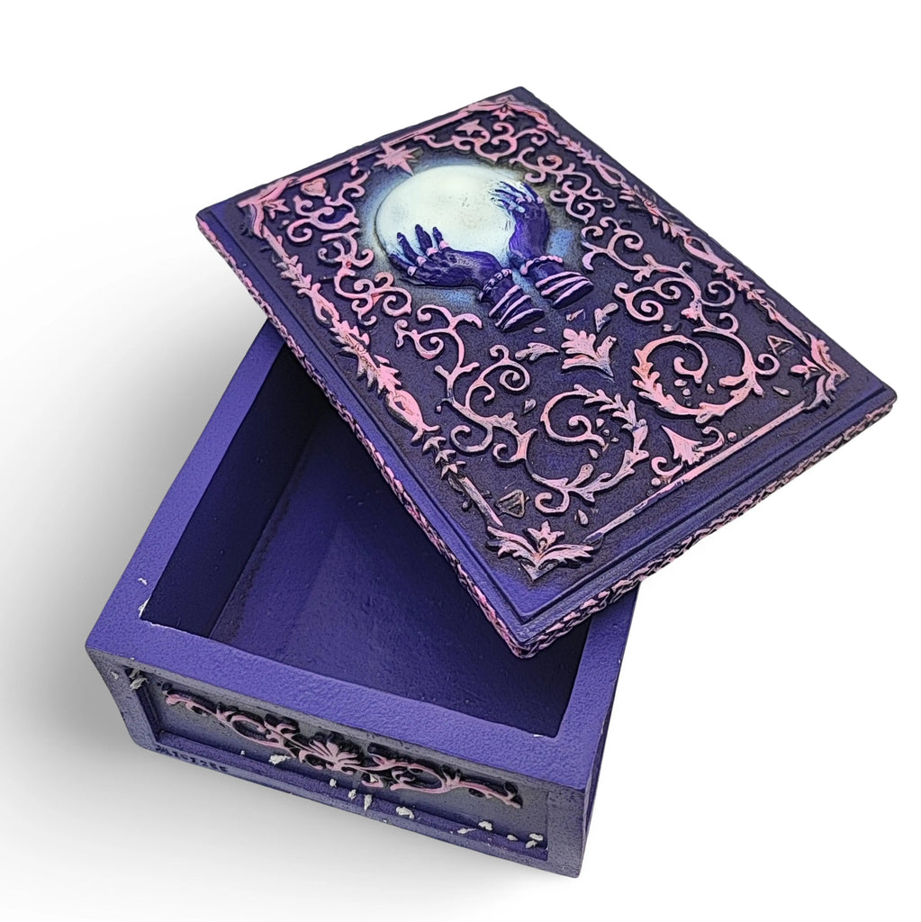 Home Accents -Storage Box -Mystical Crystal Ball - Arômes et Évasions