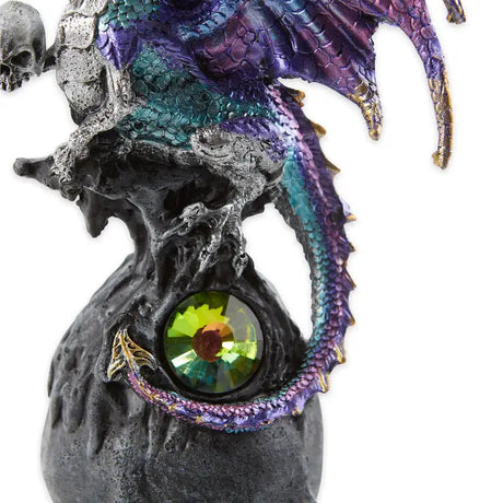 Home Decor -Statue -Mystical Dragon & Skull