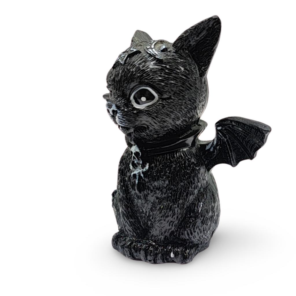 Home Decor -Black Cat with Wings