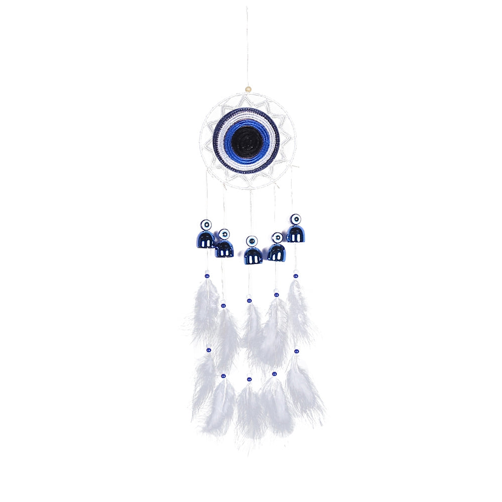 Home Decor -Dreamcatcher -Blue & White Evil Eye