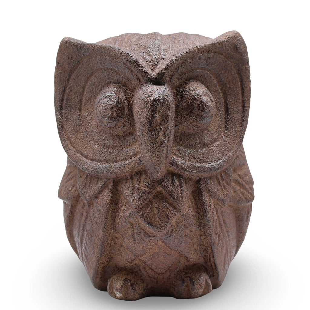 Home Decor - Spirit Animal - Owl - Volcanic Stone Statut - 6"