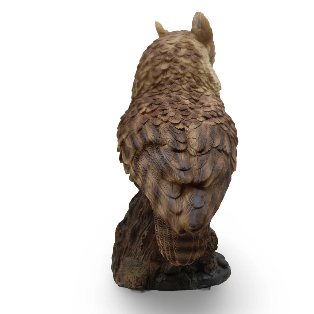 Home Decor - Spirit Animal - Singing Motion Activated - Owl On Stump