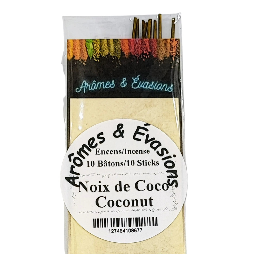 Incense Box -Coconut -10 Sticks