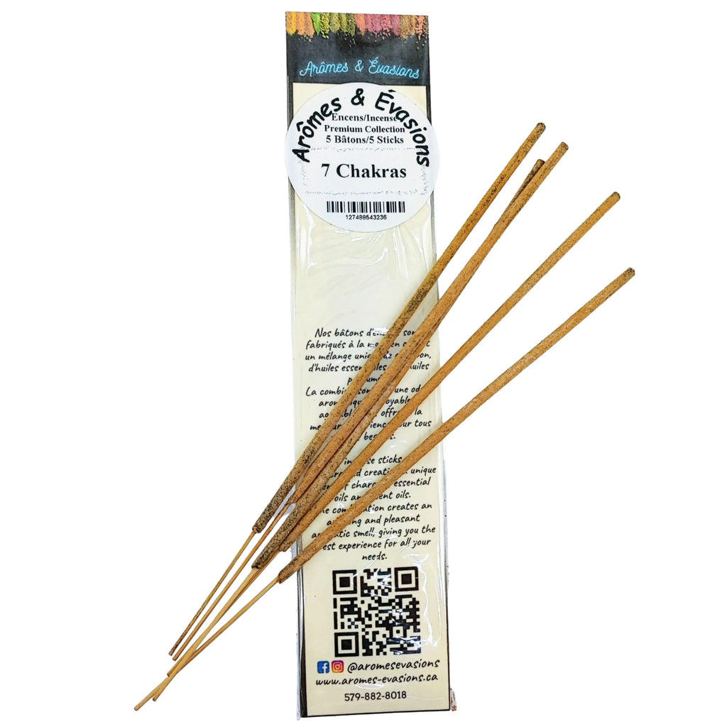 Incense Box -Premium Collection -7 Chakras -5 Masala Sticks