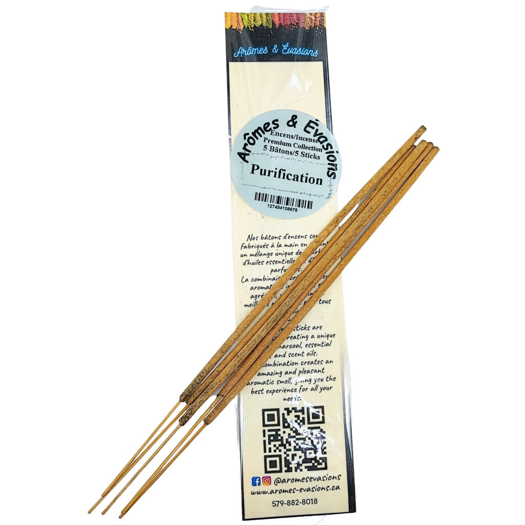 Incense Box -Premium Collection -Purification -5 Masala Sticks -Premium Collection -Aromes Evasions 
