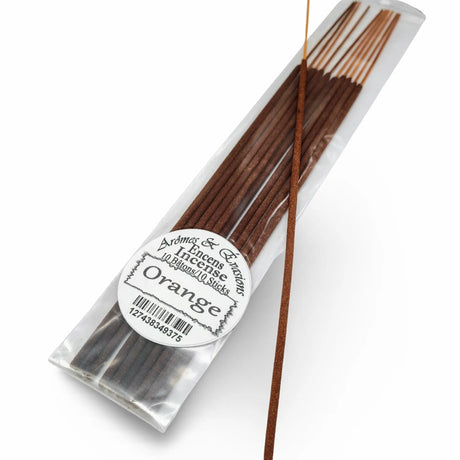 Incense Sticks - Orange - Pack of 10