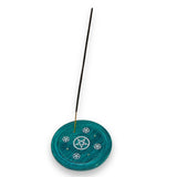 Incense Burner -Sticks -Mango Wood -Assorted Design Plates