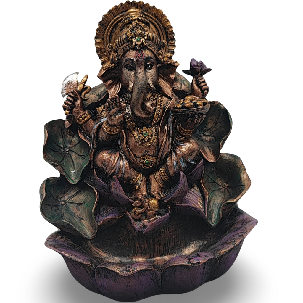 Incense Burner -Backflow Cone -Ganesha