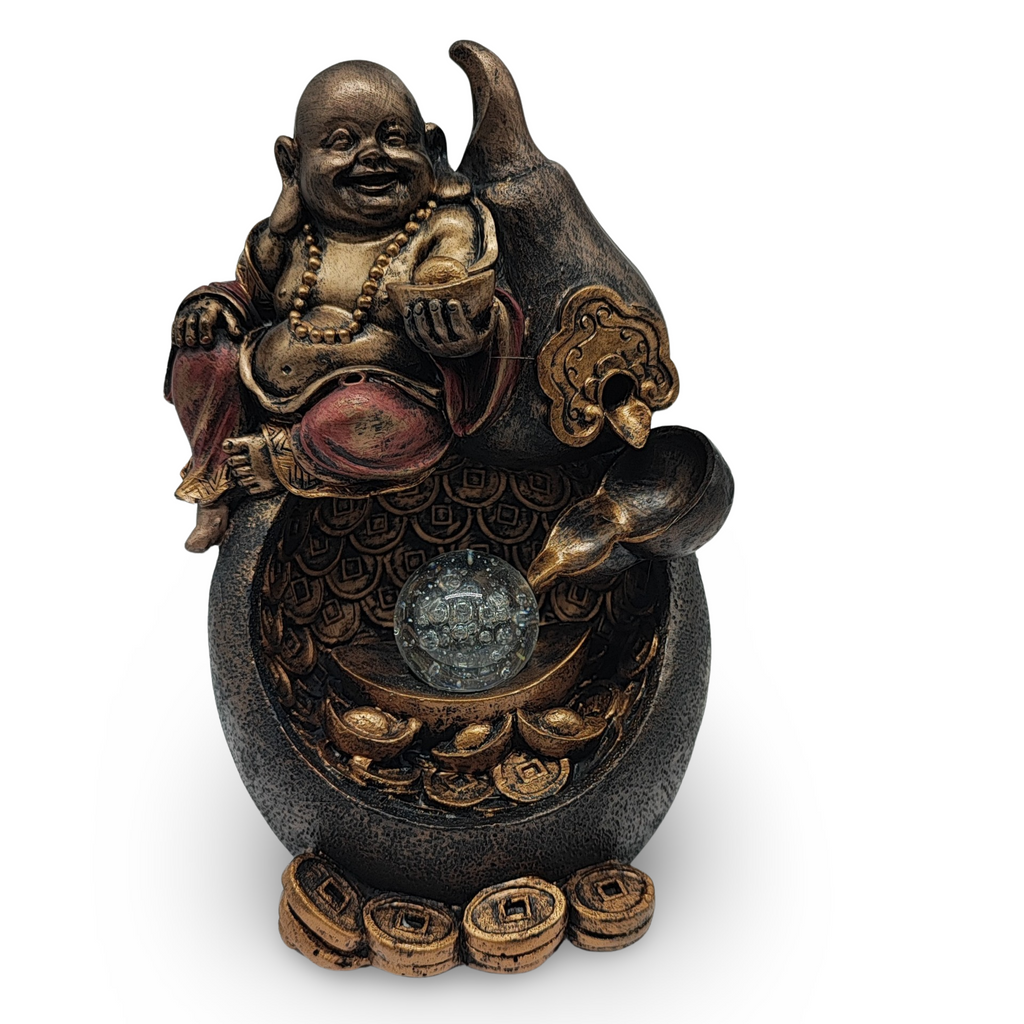 Incense Burner -Backflow -Happy Buddha