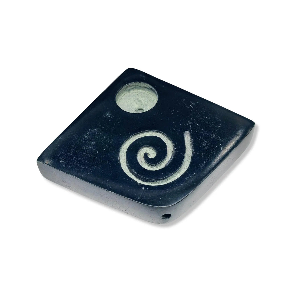 Incense Burner -Soapstone -Cone Spiral