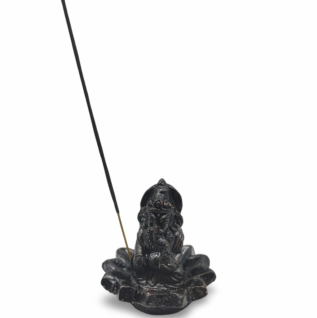 Incense Burner -Stick Holder -Ganesha with Lotus
