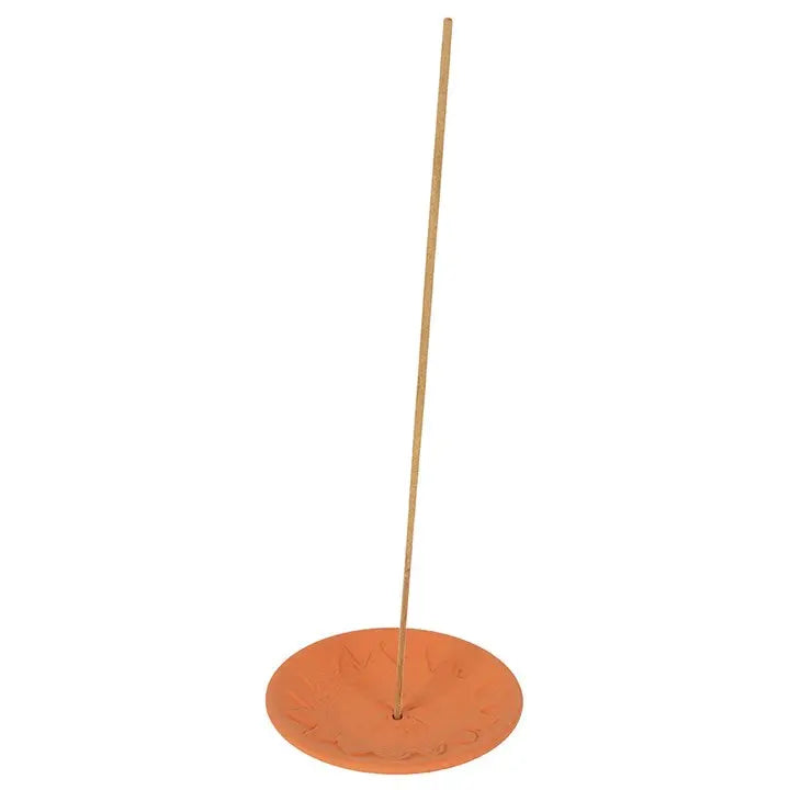 Incense Burner -Stick Holder -Terracotta -Sun