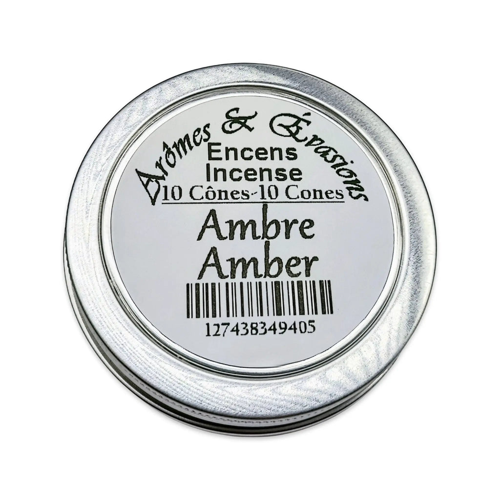 Incense Cones -Amber -10 Cones