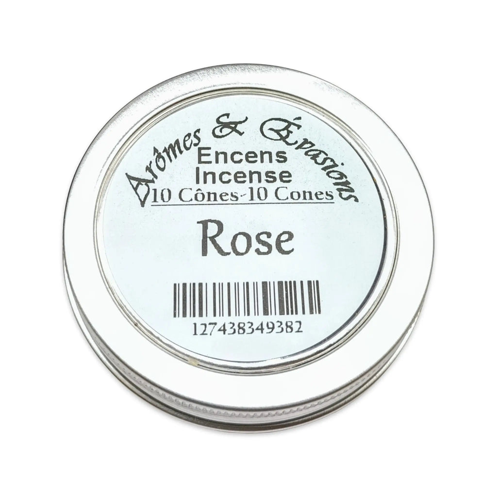 Incense Cones -Rose -10 Cones