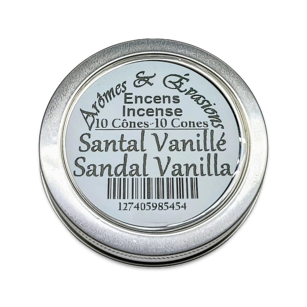 Incense Cones -Sandal & Vanilla -10 Cones