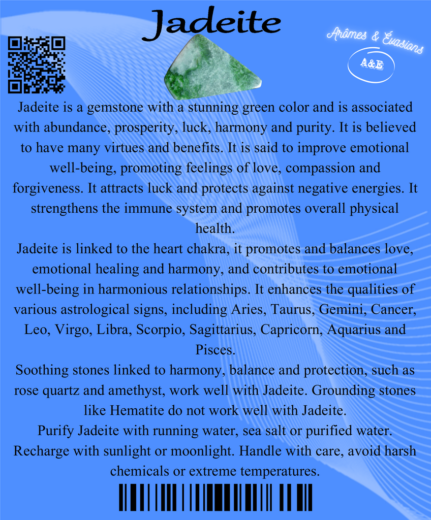 Descriptive Cards - Precious Stones & Crystals - Jadeite