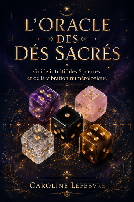 Stone - The Sacred Dice Oracle – 5-Piece Genuine Gemstone Dice Set