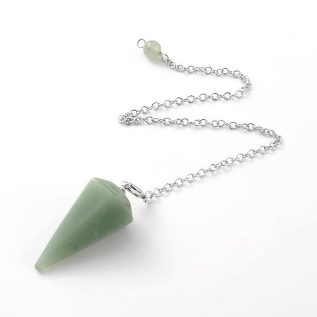 Pendulum Faceted - Green Aventurine