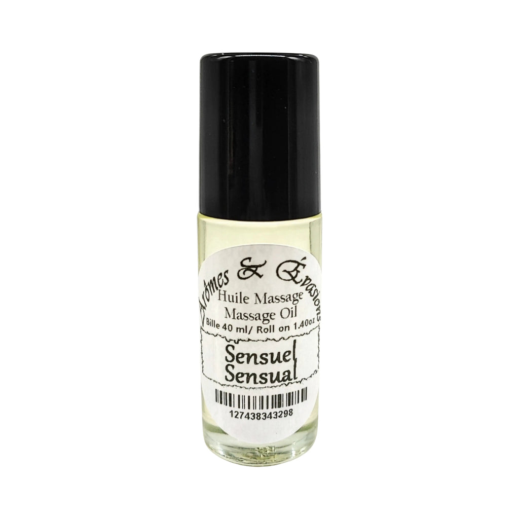 Massage -Fragrance Oil -Sensual -Roll on -40ml -Floral & Woody Scent -Aromes Evasions 