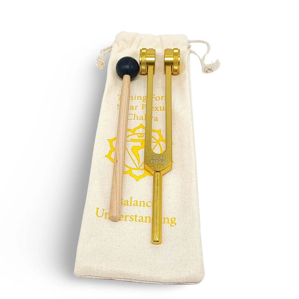 Meditation Accessories - Chakra Tuning Fork - Canva Bag 3rd SOLAR PLEXUS