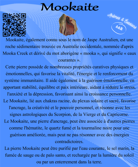 Descriptive Cards - Precious Stones & Crystals - Mookaite