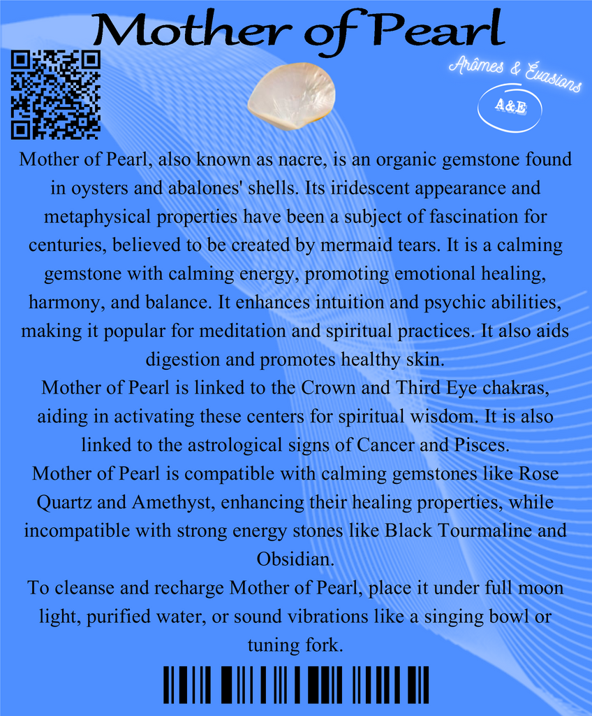 Descriptive Cards - Precious Stones & Crystals - Mother of Pearl