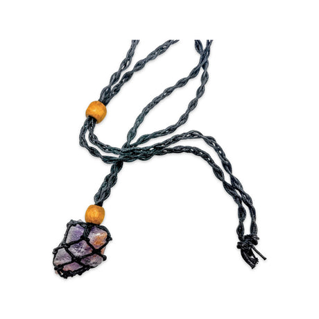 Necklace -Mesh Gemstone -Amethyst