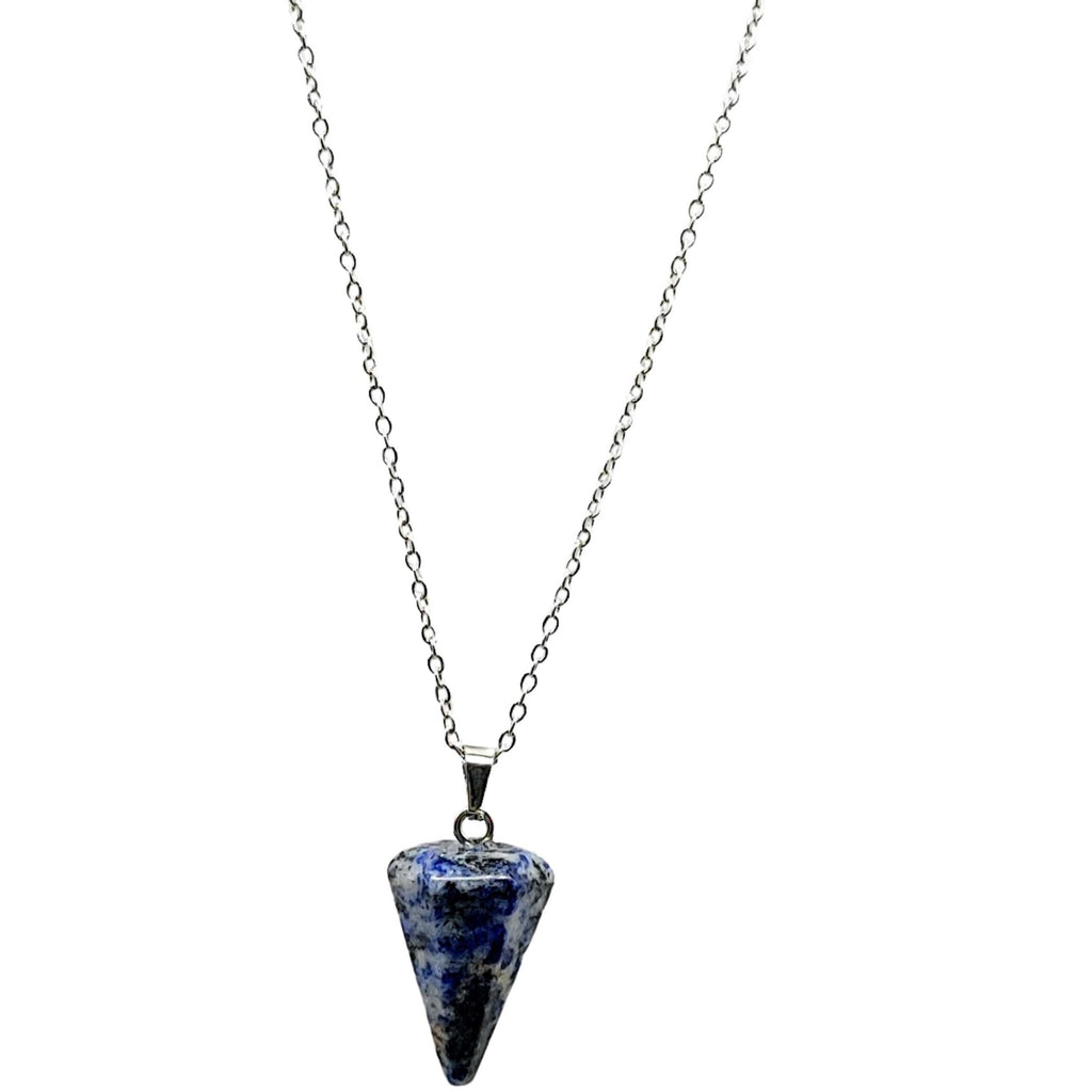 Necklace -Mini Cone -Blue Spot Jasper