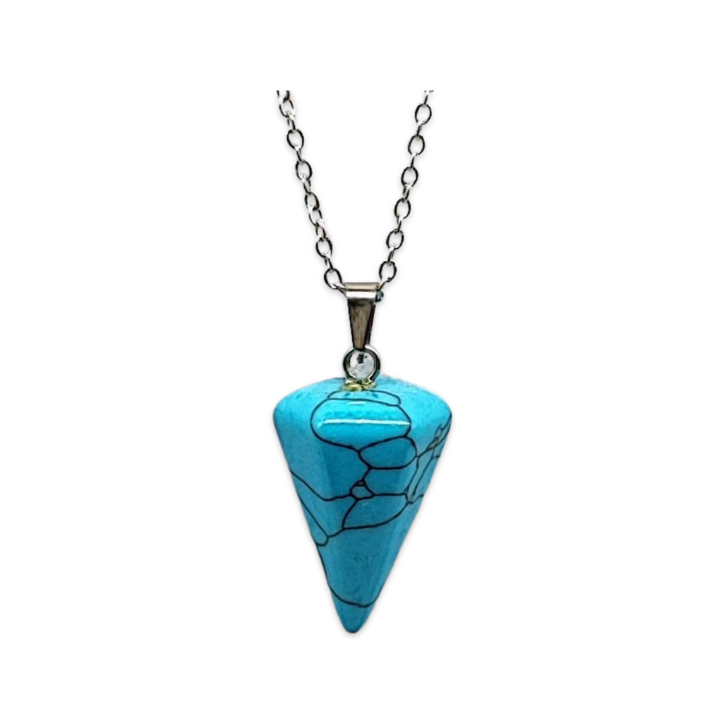 Necklace -Mini Cone -Turquoise