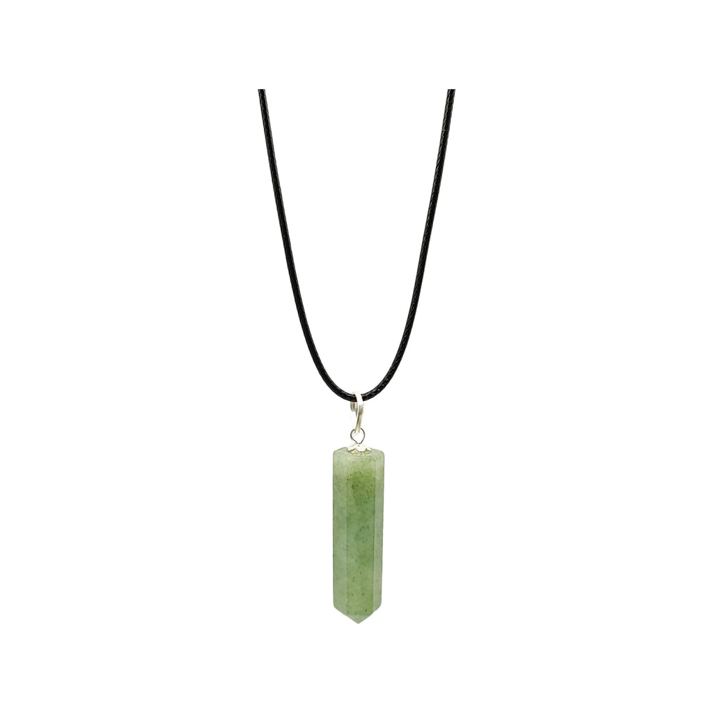 Necklace -Pointed -Green Aventurine
