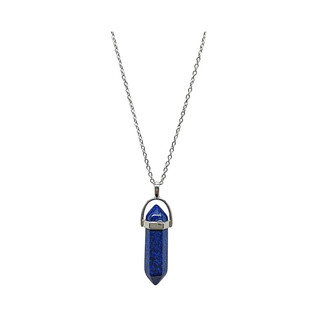 Necklace -Sodalite -Pointed -Sodalite -Aromes Evasions 