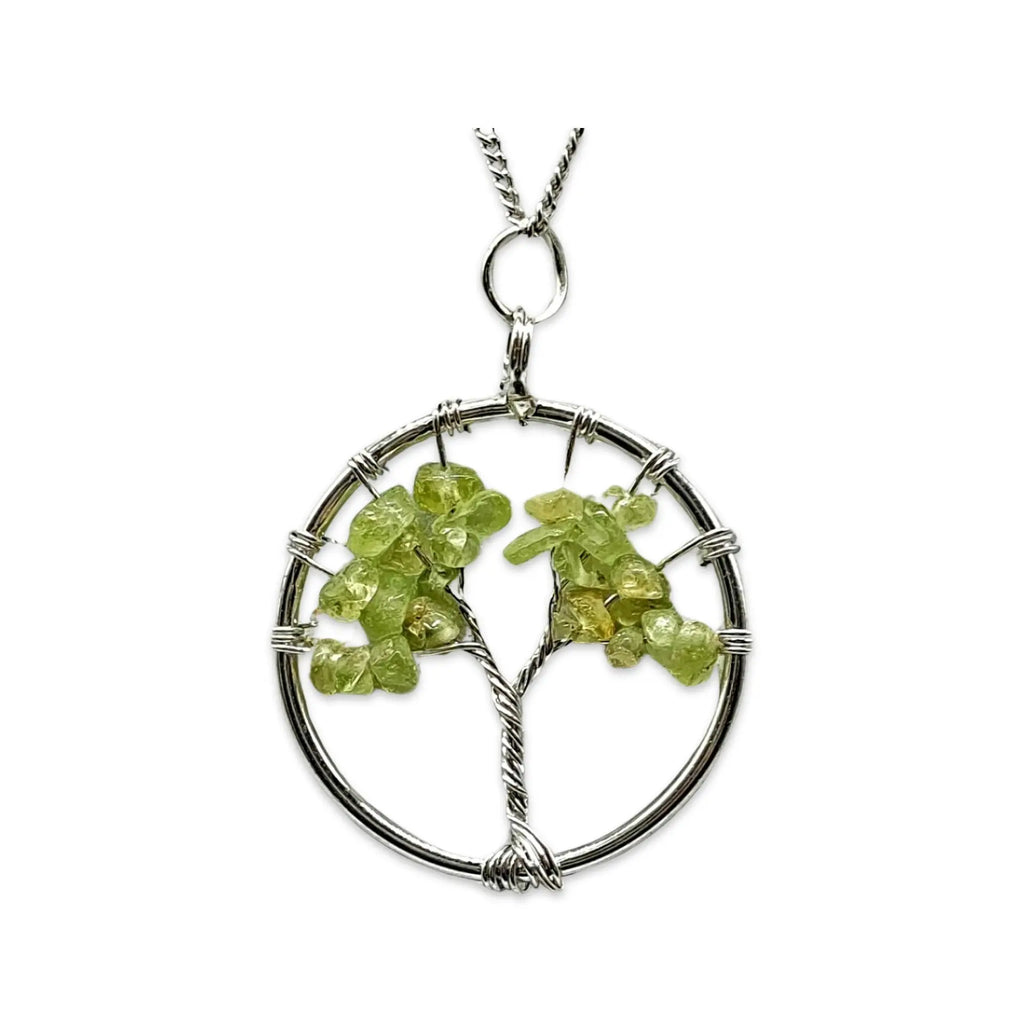 Necklace -Tree of Life -Peridot