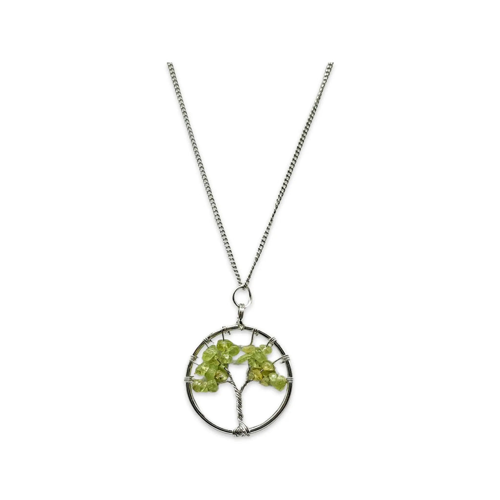 Necklace -Tree of Life -Peridot
