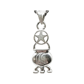 Necklace -Witches Cauldron -Silver